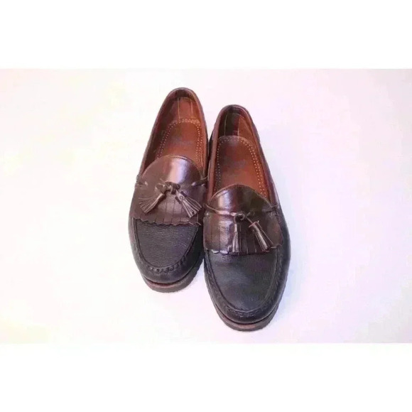 Allen Edmonds "Nashua" 42250 Leather Fringe Tassel Men's Slip on Shoes Size 9D - Picture 11 of 11